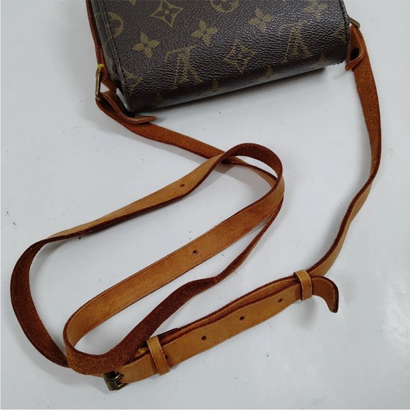 Authentic Louis Vuitton LV Shoulder Bag  Cartouchiere PM Brown Monogram 1172341 - Picture 5 of 9